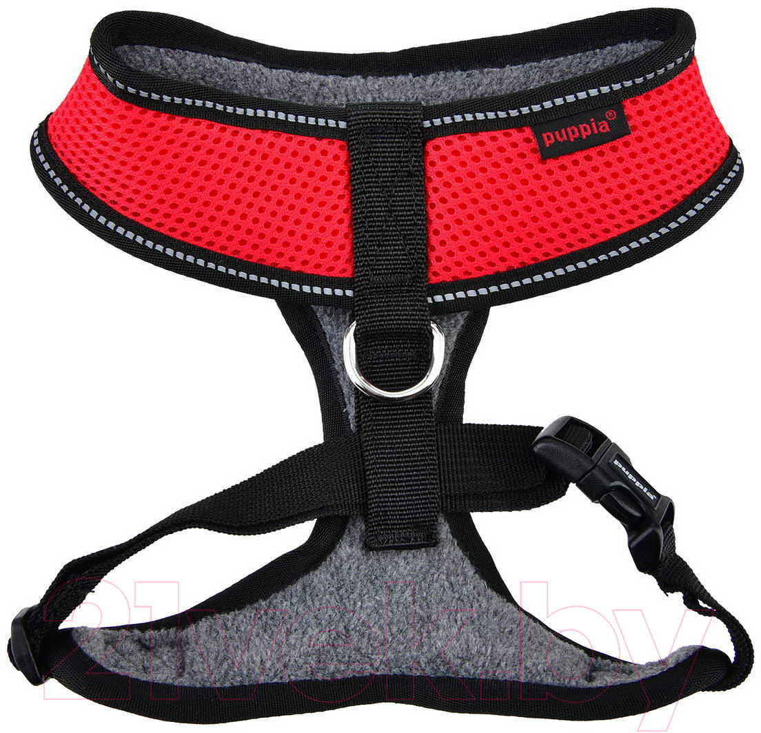 Шлея-жилетка для животных Puppia Thermal Soft / PLRD-HA9345-RD-M (красный) — фото 2