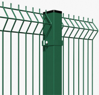 3D панель заборная Lihtar 1730х2500мм 3/4мм 200/50 Оц+ПП (зеленый) - 
