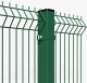 3D панель заборная Lihtar 1730х2500мм 3/4мм 200/50 Оц+ПП (зеленый) - 