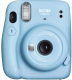 Миниатюра изображения товара Фотоаппарат с мгновенной печатью Fujifilm Instax Mini 11 (Sky Blue)