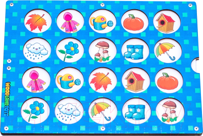 

Развивающая игра WoodLand Toys, Мемори. Времена года / 123107