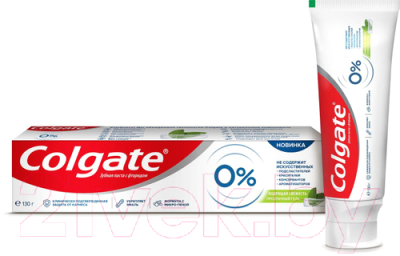 Зубная паста Colgate 0% со вкусом нежной мяты (130г)
