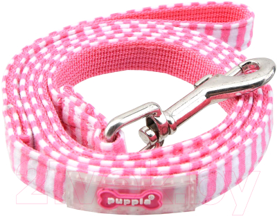 Поводок Puppia Naunet / PASA-AL1607-PK-M (розовый)