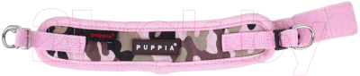 Ошейник Puppia Legend / PAPA-NC1310-PC-M (розовый камуфляж)