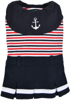 Платье для животных Puppia Nautical / PAUA-OP1814-NY-L (синий) - 