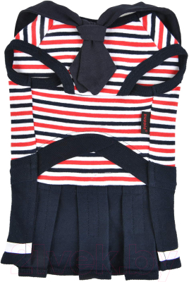 Изображение товара Платье для животных Puppia Nautical / PAUA-OP1814-NY-L (синий)