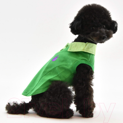 Футболка для животных Puppia Caddie / PAUA-TS1811-GR-L (L, зеленый)