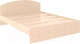 Двуспальная кровать Rinner Веста 160x200 (дуб млечный) - 