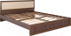 Двуспальная кровать Rinner Беатрис М10 160x200 (орех гепланкт) - 