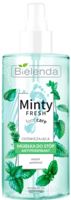 Дезодорант для ног Bielenda Minty Fresh Foot Care освежающий (150мл)