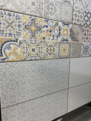Декоративная плитка Нефрит-Керамика Алькора / 00-00-5-08-30-06-1483 (400x200, серый)