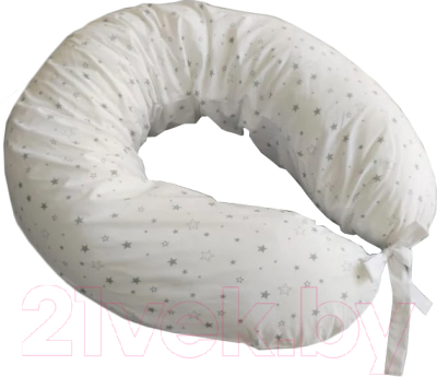 Подушка для беременных Martoo Mommy / MOM-WT (серые звезды на белом)