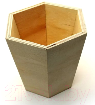 

Заготовка для творчества No Brand, Шестигранный стакан / 4171