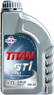 

Моторное масло Fuchs, Titan GT1 Flex 5 0W20 / 601446481