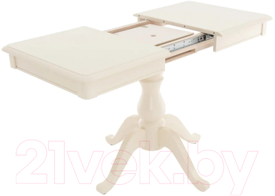 Обеденный стол Аврора Фабрицио Мини-1 90x60 (тон 10/слоновая кость)
