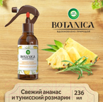 Спрей парфюмированный Air Wick Botanica свежий ананас и тунисский розмарин (236мл)