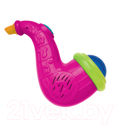 Музыкальная игрушка Азбукварик Саксофончик / 2182B (розовый)