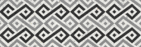 Декоративная плитка Gracia Ceramica Molle Black Decor 01 (300x900) - 
