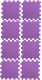 Гимнастический мат Midzumi №8 Будо-мат (фиолетовый) - 