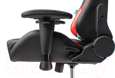 Кресло геймерское Бюрократ Viking-5 (искусственная кожа черный/красный)
