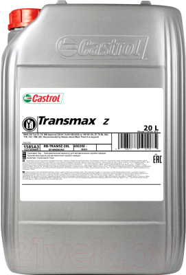 

Трансмиссионное масло Castrol, Transmax Z / 1585A3
