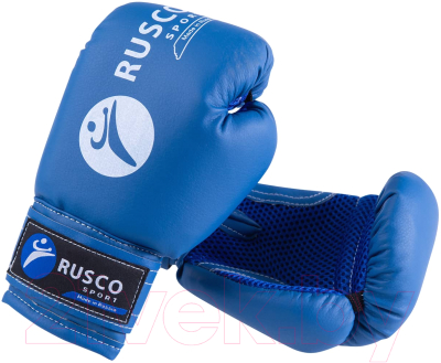 Набор для бокса детский RuscoSport 4oz (черный/синий)