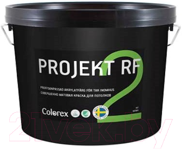 

Краска Colorex, Белый, Projekt 2 RF