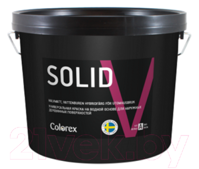 

Краска Colorex, Прозрачный, Solid V С
