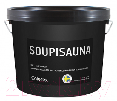 Лак Colorex Soupisauna Clear (2.7л, бесцветный)