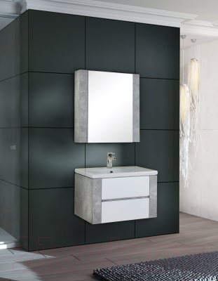 Шкаф с зеркалом для ванной Onika Стоун 70.00 (207033)