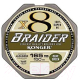 Леска плетеная Konger Braider X8 Olive Green 0.14мм 150м / 250150014 - 