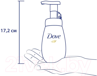 Пенка для умывания Dove Ухаживающий (160мл)