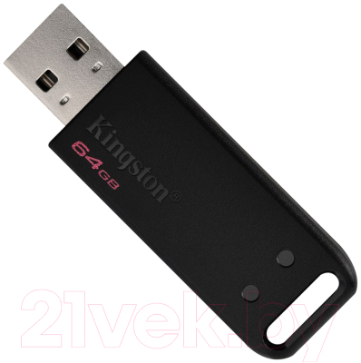 Usb flash накопитель Kingston DataTraveler DT20 64GB Black (DT20/64GB)