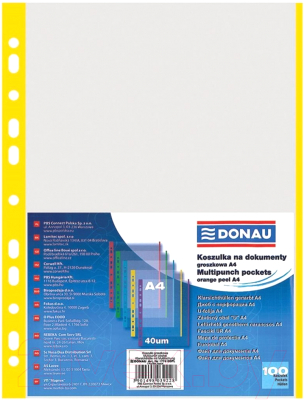 Файл-вкладыш Donau Стандарт А4 / 1774100PL-11 (100шт)