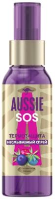 Спрей для волос Aussie SOS термозащита несмываемый (100мл)