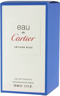 Туалетная вода Cartier Eau de Cartier Vetiver Bleu (100мл)
