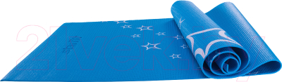 Коврик для йоги и фитнеса Starfit FM-102 (173x61x0.5см, синий)