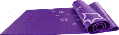 Коврик для йоги и фитнеса Starfit FM-102 (173x61x0.5см, фиолетовый)