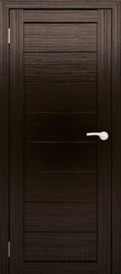 Дверь межкомнатная Юни Амати 00 60x200 (дуб венге)