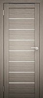 Дверь межкомнатная Юни Амати 01 70x200 (дуб дымчатый/стекло белое) - 