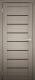 Дверь межкомнатная Юни Амати 01 60x200 (дуб дымчатый/стекло черное) - 