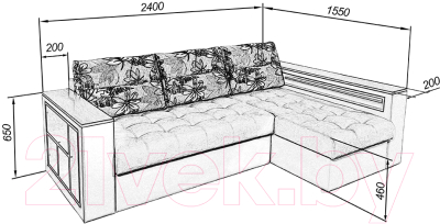 Изображение товара Диван угловой Савлуков-Мебель Баккара 22