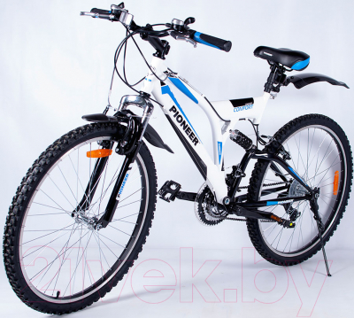 Велосипед PIONEER Comfort (18, белый/черный/синий)