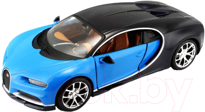 Масштабная модель автомобиля Maisto Бугатти Широн / 31514 (черный/синий)