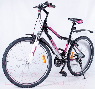 Велосипед PIONEER Juliet (15.5, черный/белый/розовый)