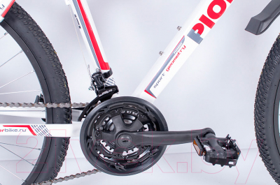 Велосипед PIONEER Pulse (18, серый/белый/красный)