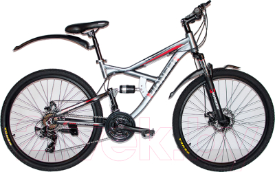Велосипед PIONEER Safari (16, серый/черный/красный)