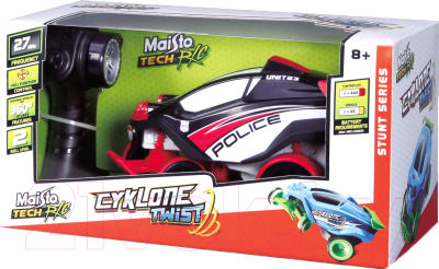 Радиоуправляемая игрушка Maisto Cyklone Twist полиция / 82094