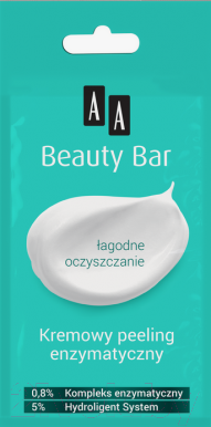 Пилинг для лица AA Beauty Bar нежное очищение кремовый энзимный (8мл)