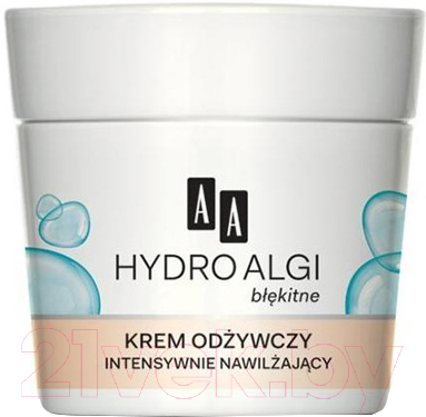 

Крем для лица AA, Hydro Algae питательный для сухой и нормальной кожи ночной